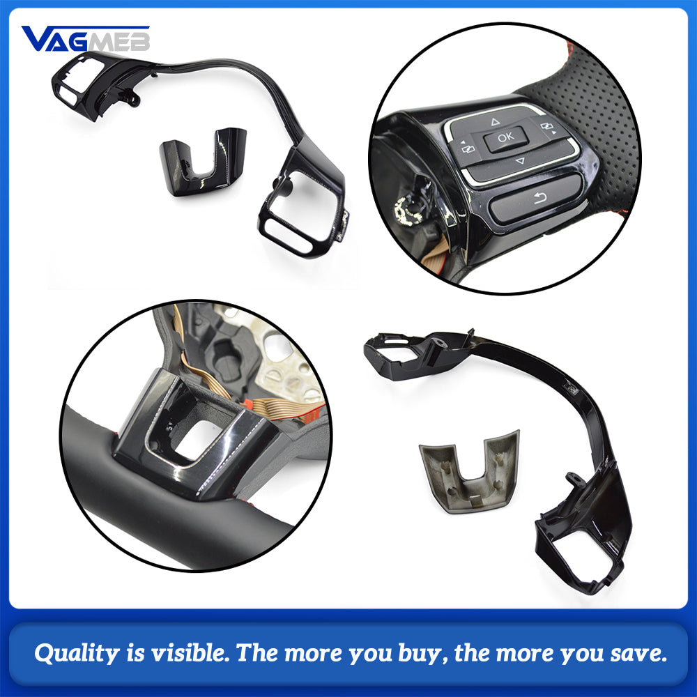 Steering Wheel Switch Button Frame Trim  For Vw Golf Mk6