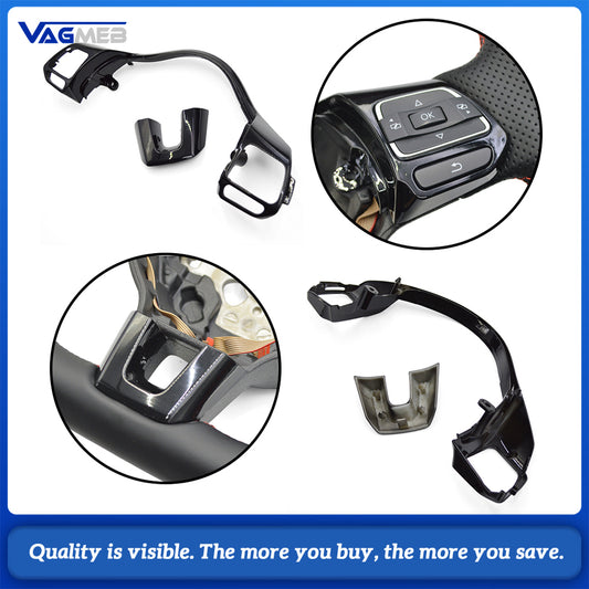 Steering Wheel Switch Button Frame Trim  For Vw Golf Mk6
