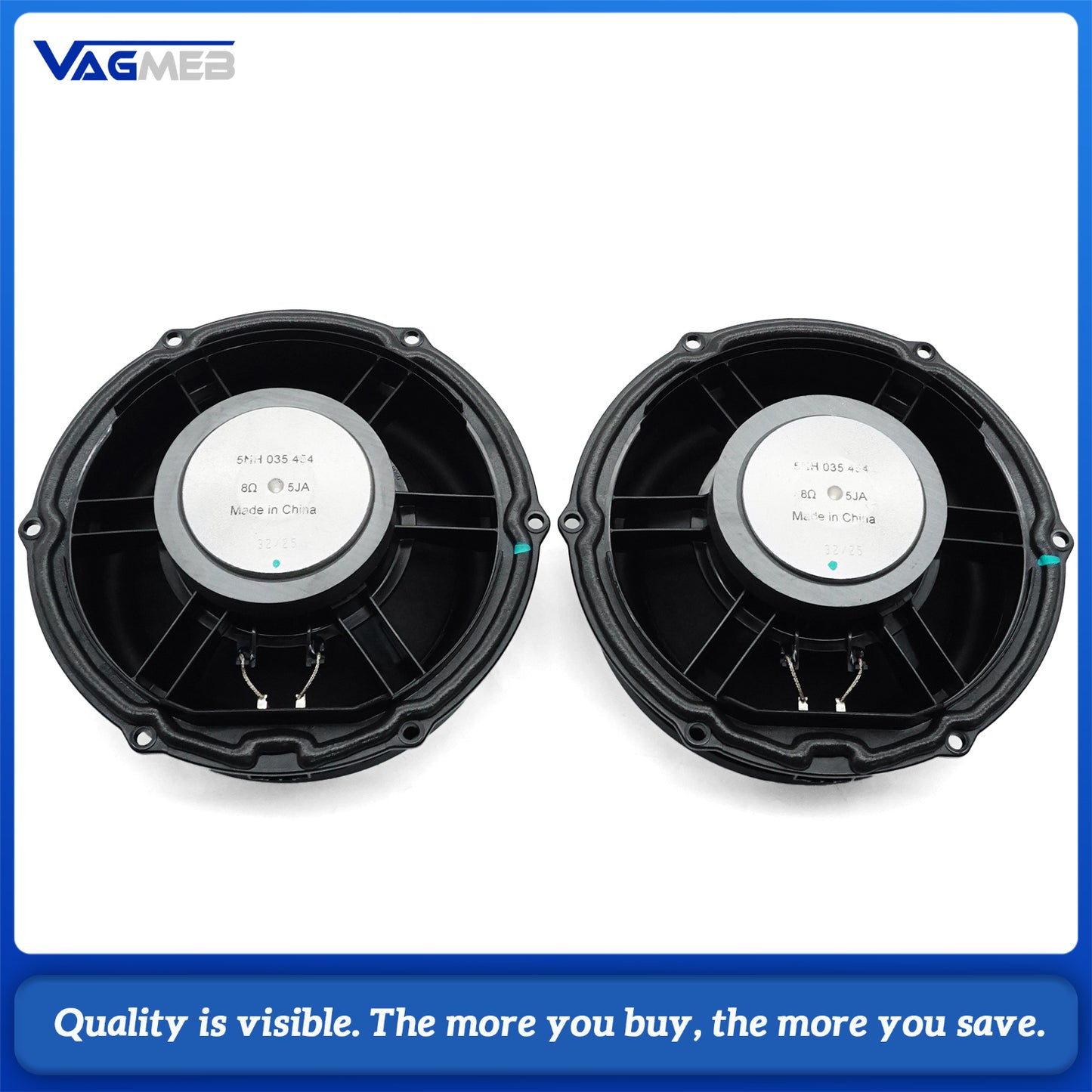 High-Quality Genuine New Premium Dynaudio Fiber Optic Sound System Subwoofers Set For VW Tiguan MK2 2023