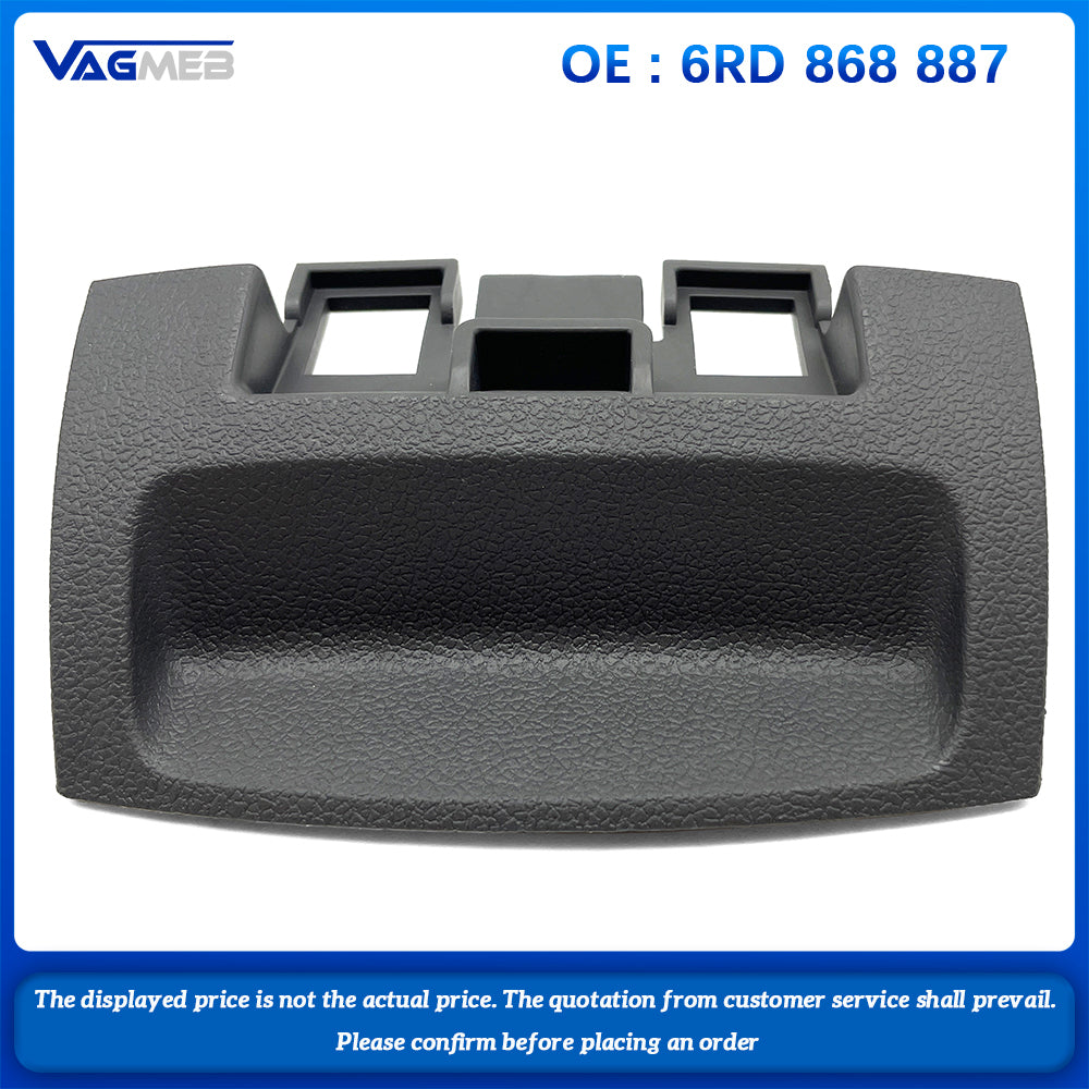Armrest Box Rear Ashtray Cover, Center Console Shield Decorative Cover For VW Polo 6R GTI 2011-2019  6RD 868 887