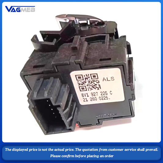 LHD Chrome Electronic Handbrake Switch Parking Hand Brake Button For Audi A3 8V1 927 225 C