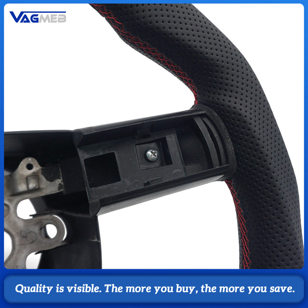 Custom perforated Leather Steering WheeI Challenger SRT8 RT8 6.1 5.7 HEMI 300c For Magnum Charger For Dodge