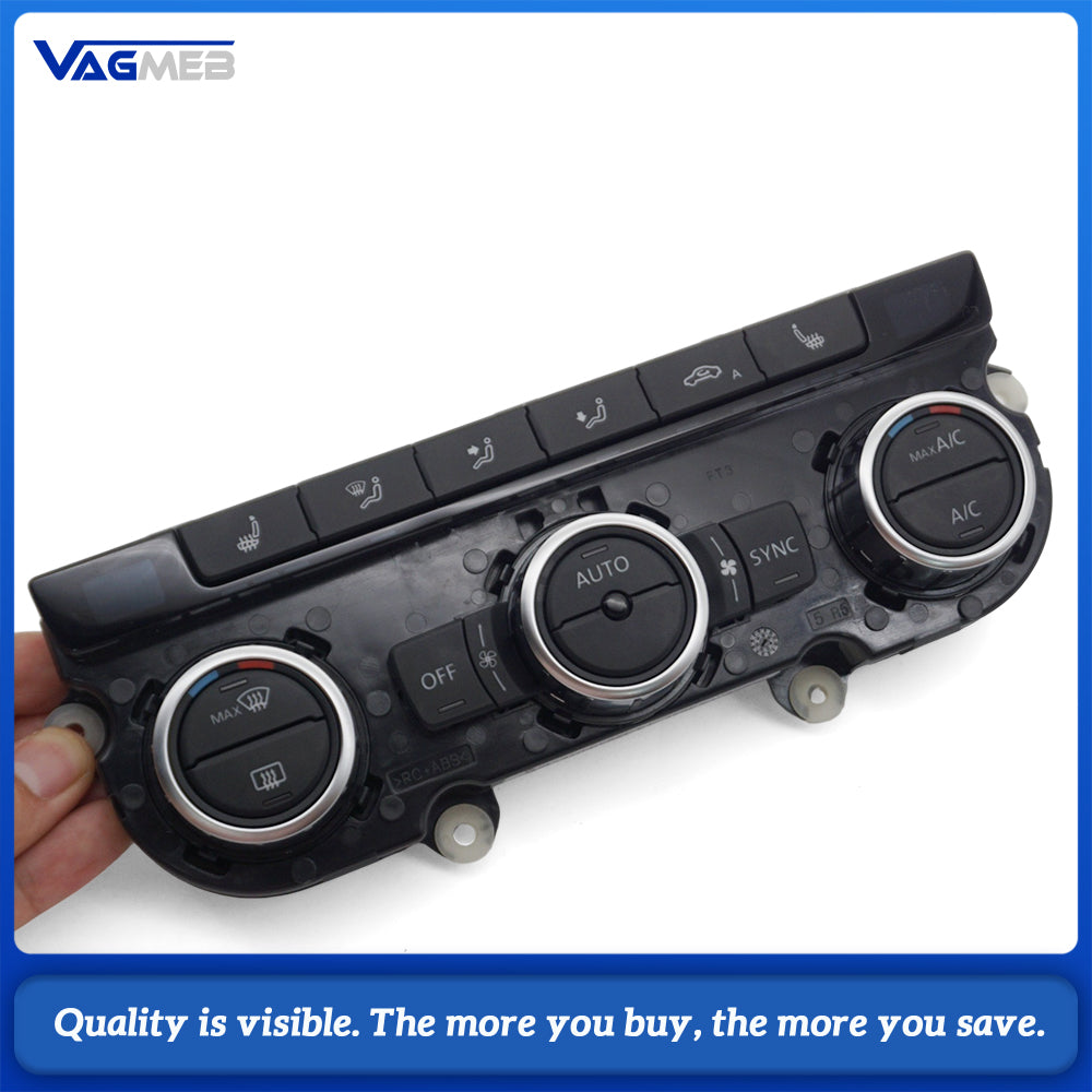 Brand new Air Condition Control Switch Panel AC Seat Heater For Passat B7 CC Tiguan Golf MK6 35D 907 044 E