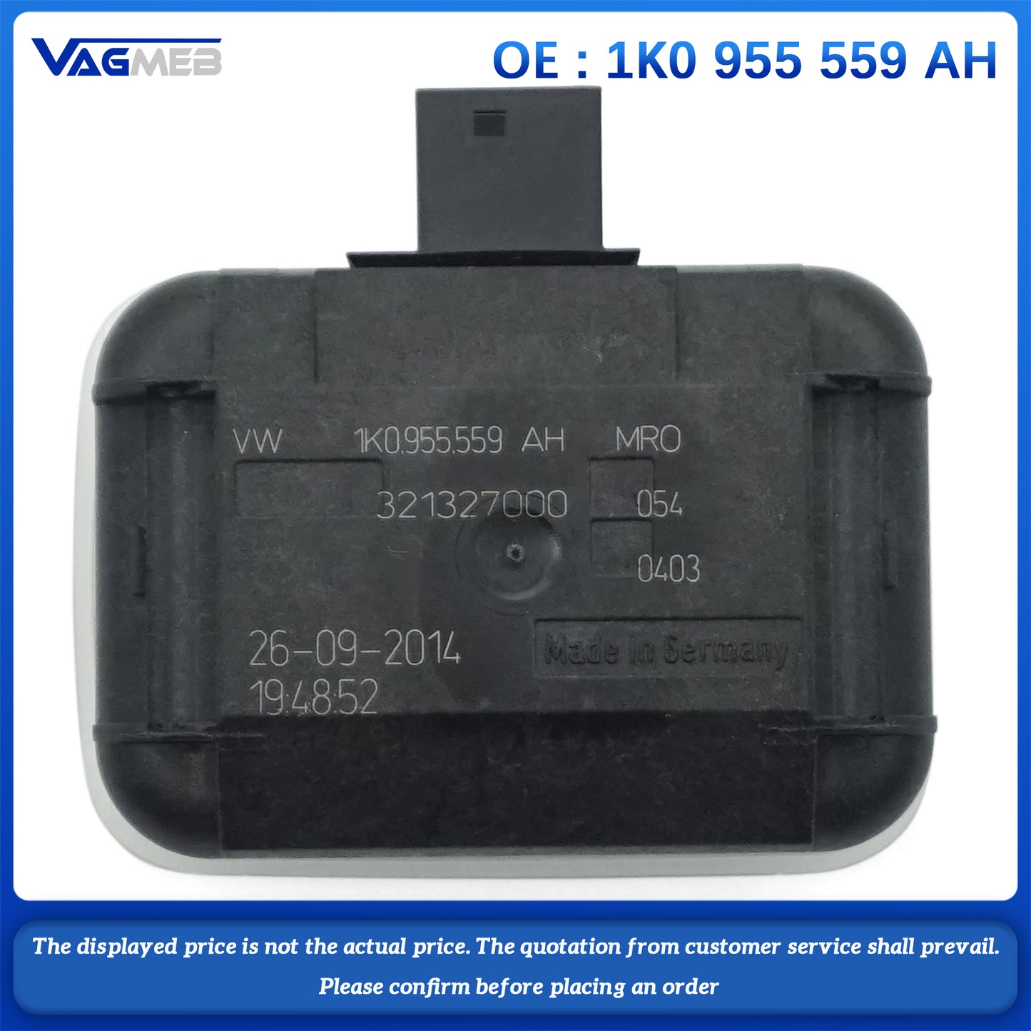 Car Rain Sensor For VW Scirocco Golf MK5 MK6 Passat B6 B7 CC Tiguan Touran Caddy Seat Skoda 1K0 955 559 AH