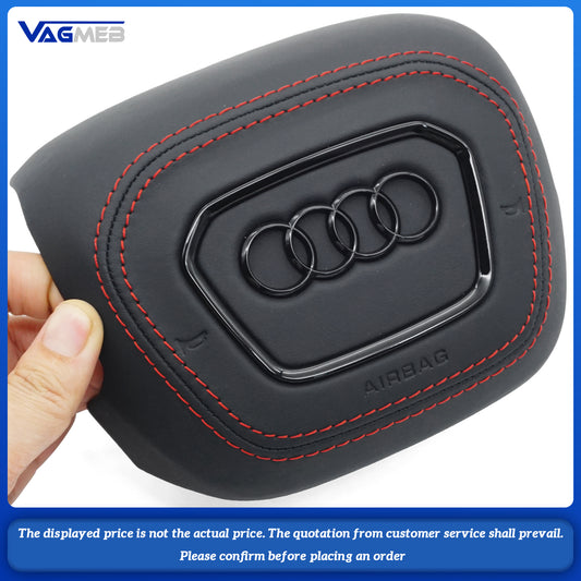 Dyed red thread Steering wheel airbag cover multifunction steering wheel For Audi Q5
