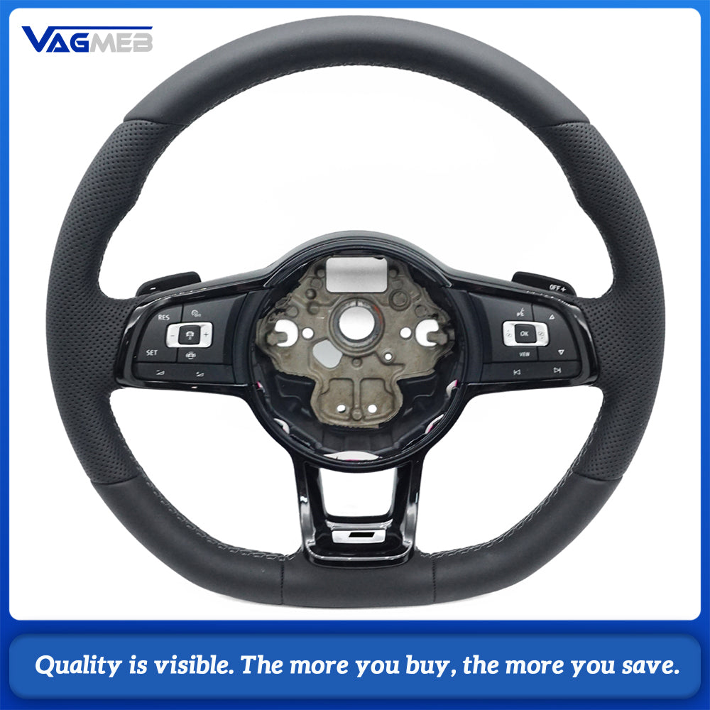 Steering Wheel for VW Golf 6 7 GTI R RS S-Line GTD Passat B8 B7 B6 MK7.5 MK4 VW Polo MK7 MK6 MK5 Sport Steering Wheel With ACC