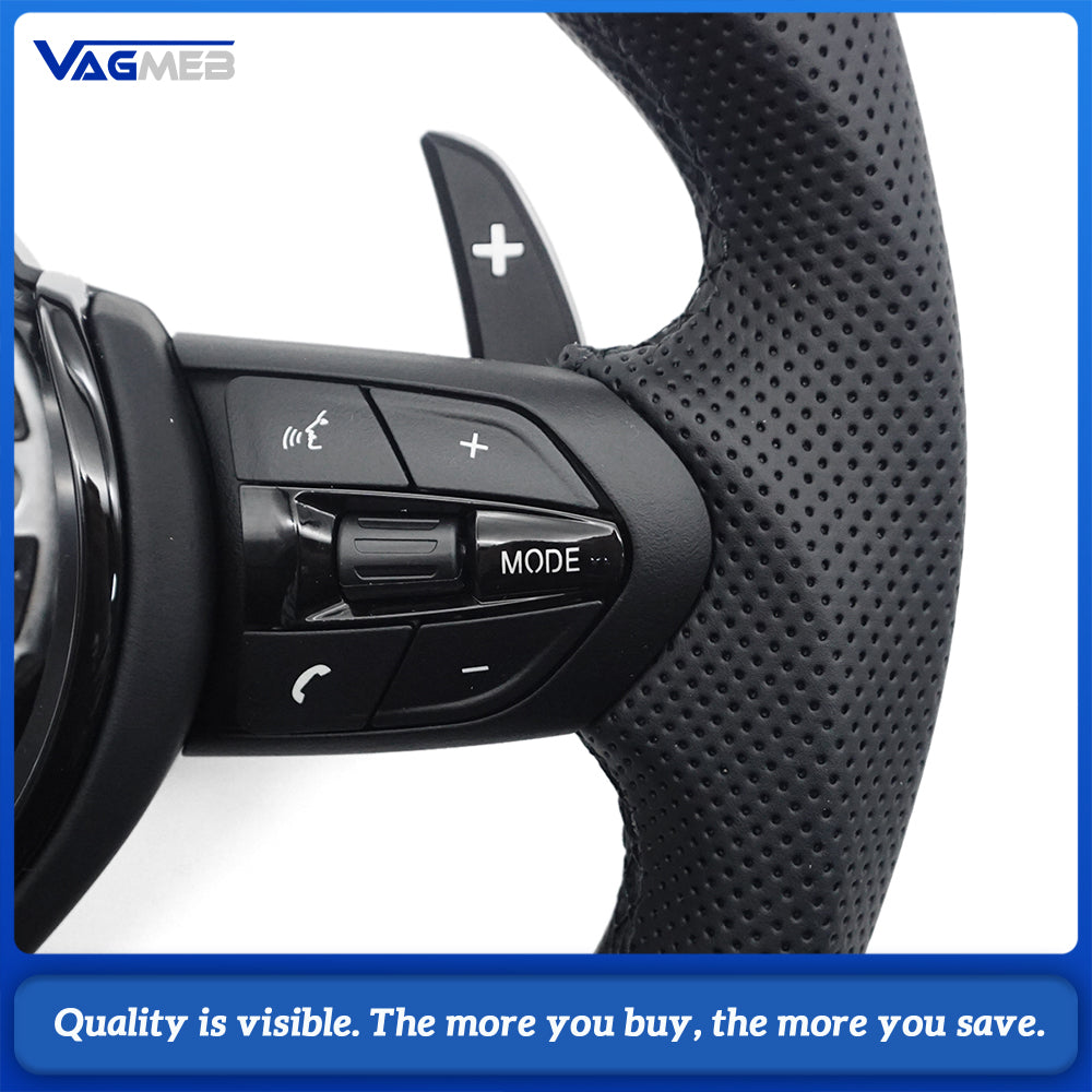 M Sport Steering Wheel for BMW Flat Bottom F01 F06 F10 F11 F12 F20 F21 F22 F25 F26 F30 F31 F32 F33 F34 F36 M3 F80 M4 F82 M5 F90