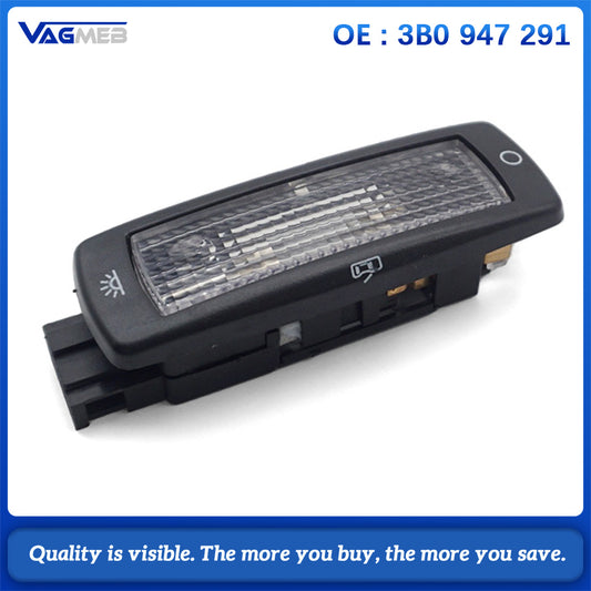 3B0947291 Rear Ceiling Reading Map Light Fit VW Passat B5 Golf MK4 Bora Skoda Yeti