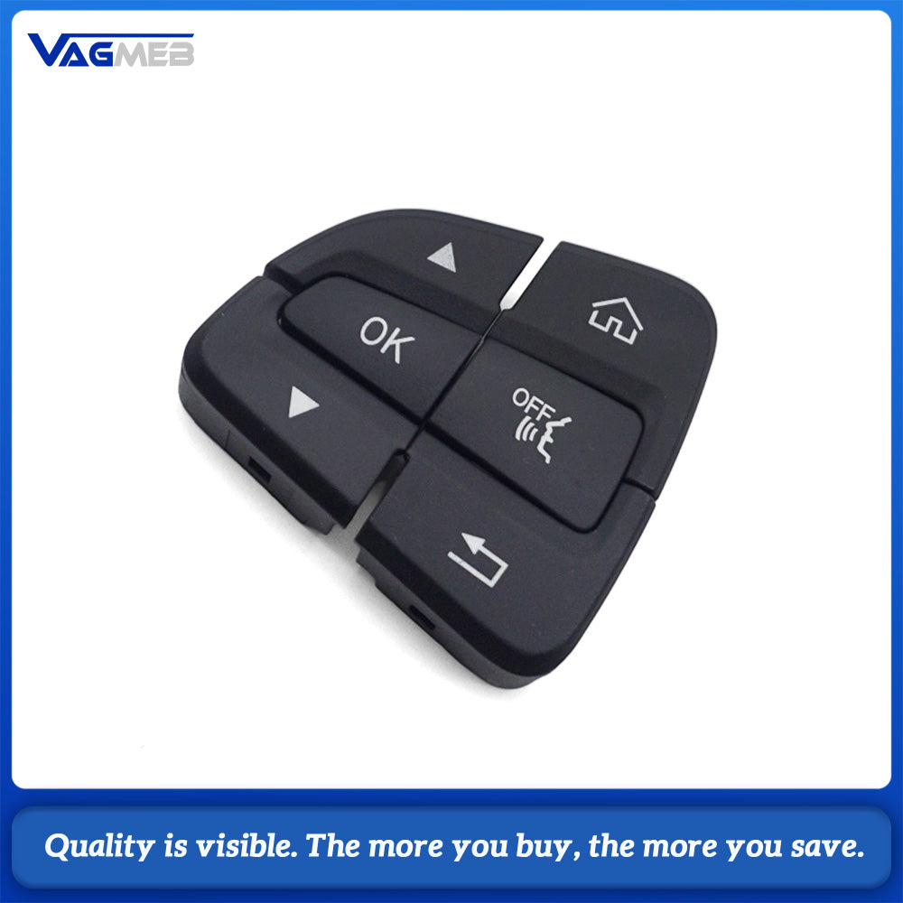 A Pair Car Steering Wheel Control Button Caps Replacement For Mercedes-Benz C-Class GLC-Class