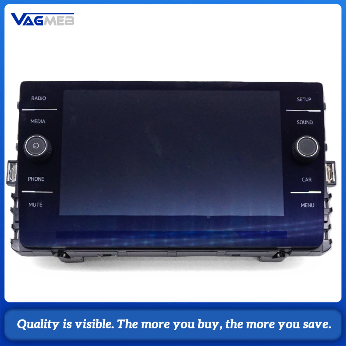 5G6 919 605 8 Glass Touch Screen Display MIB 2.5 Radio Monitor For VW Golf 7 MK7 VII MK7.5 Passat B8