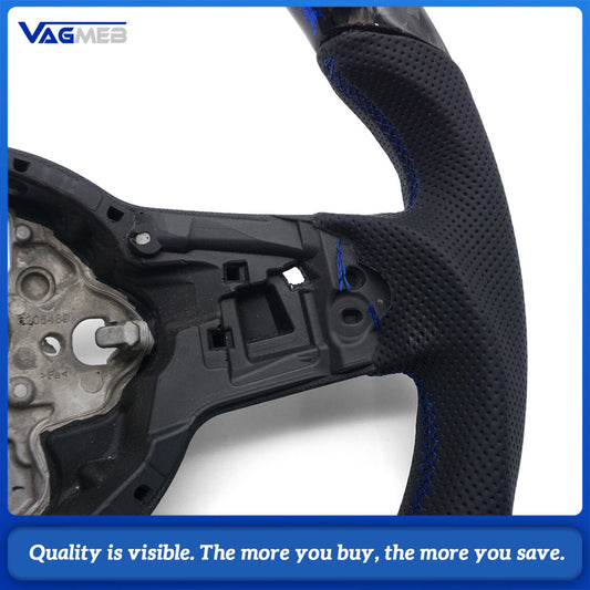 Real Carbon Fiber Steering Wheel for VW Golf MK7 2015-2019 Golf 7 R 2015-2017