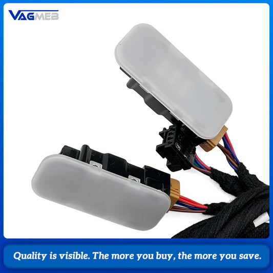 Multi-color Footwell Light With Wiring Harness for VW Passat B8, Interior Ambient Foot Well Lamp