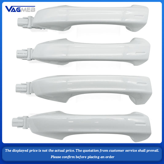 For VW Golf MK7 Inductor handle without electroplating, with white lighting strip