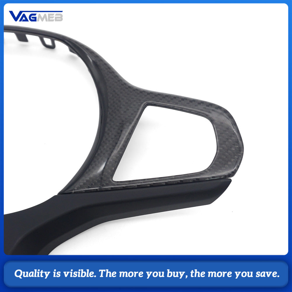 Suitable for carbon fiber steering wheel covers of BMW G20 G22 G26 G30 G32 G01G08 G42 F44 G80 G82 F90 M5 F95 G11 G12 G14 G15 G16