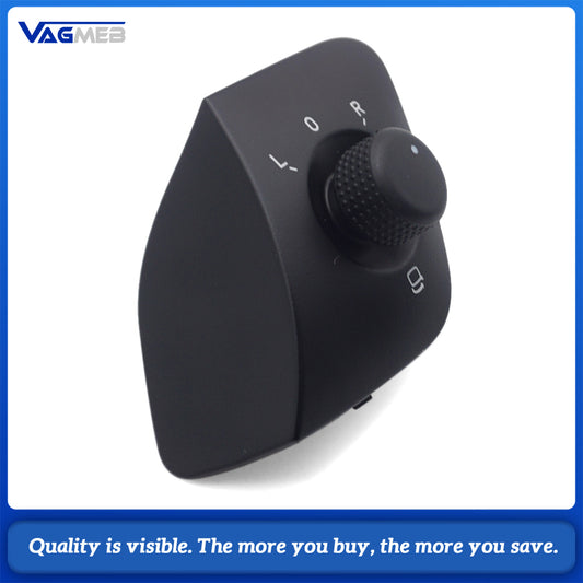 New Exterior Side Mirror Adjust Switch Knob for Seat Ibiza 2009-2015 6J1 959 565 Compatible with Multiple Models
