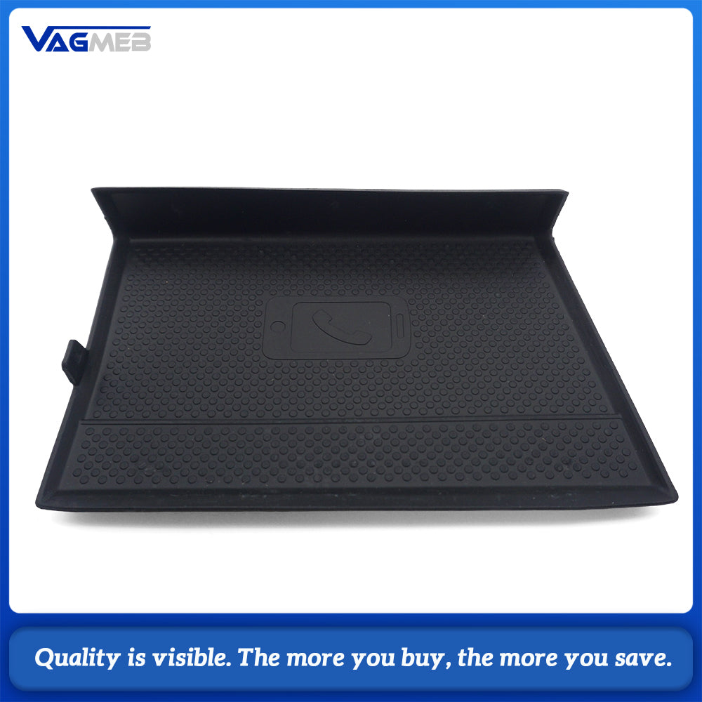 Wireless Charging Rubber Pad For VW Tiguan MK2 Dashboard Center Control Storage Box Wireless Charging Mat
