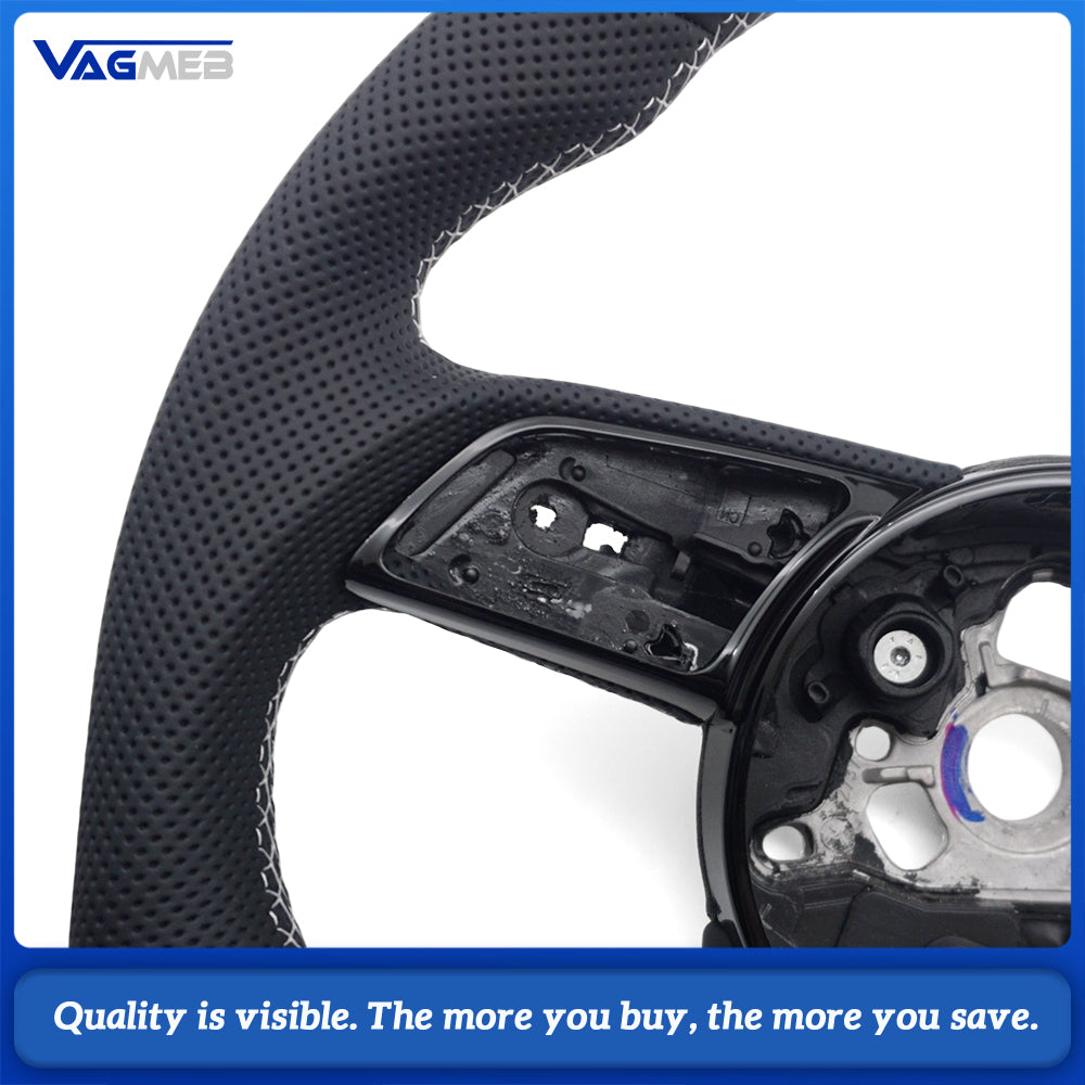 Sports Style Car Steering Wheel Suitable For Audi A4 B9  Leather Steering Wheel Car Accessories
