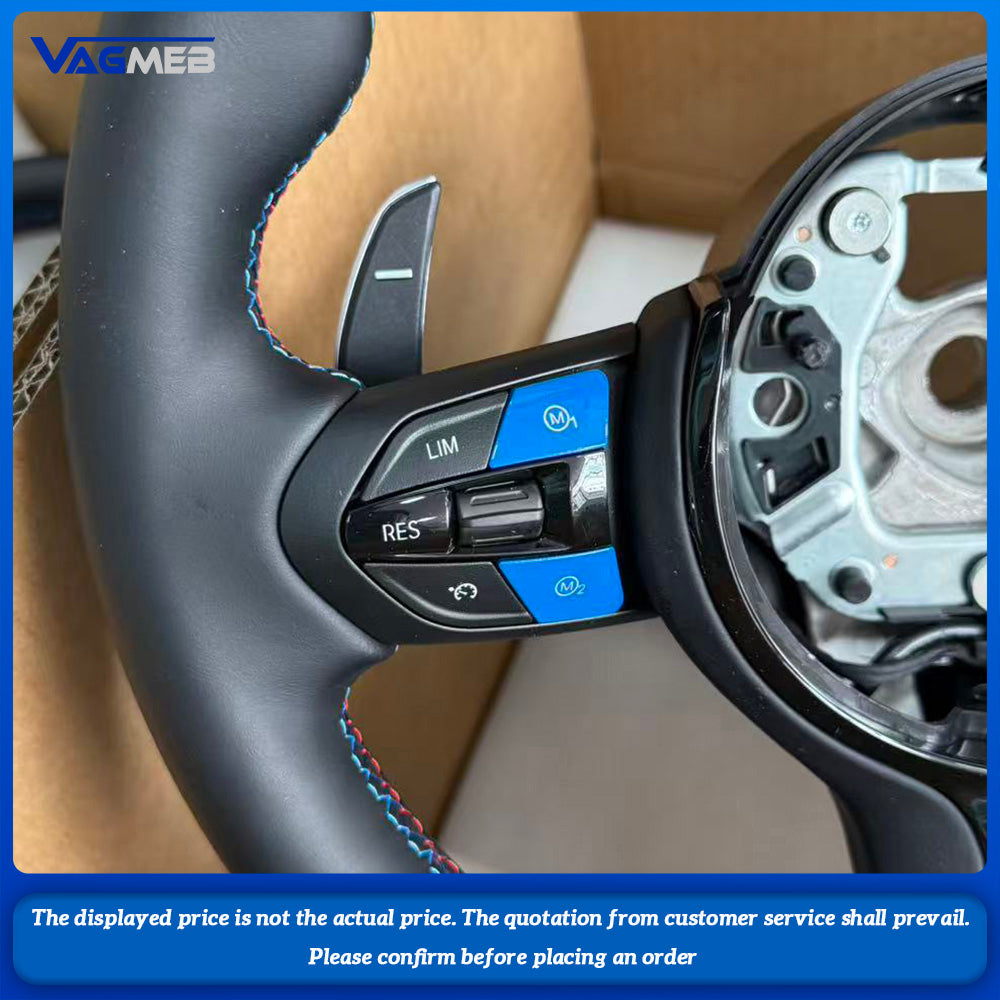 With Blue M1 M2 Button M Sport Steering Wheel for BMW F07 F10 F11 F12 F20 F21 F22 F25 F26 F30 F31 F32 F33 F34 F36 M3 F80 M4 F82