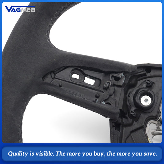 Suitable for Audi Q5 Q7 Q8 RS7 fully furry steering wheel
