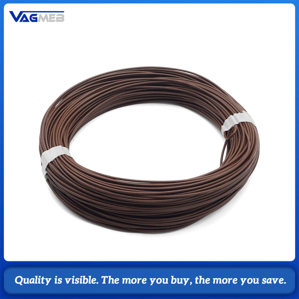 50M 0.75mm² Single Core Brown Electrical Wire Auto Car Wiring Cable