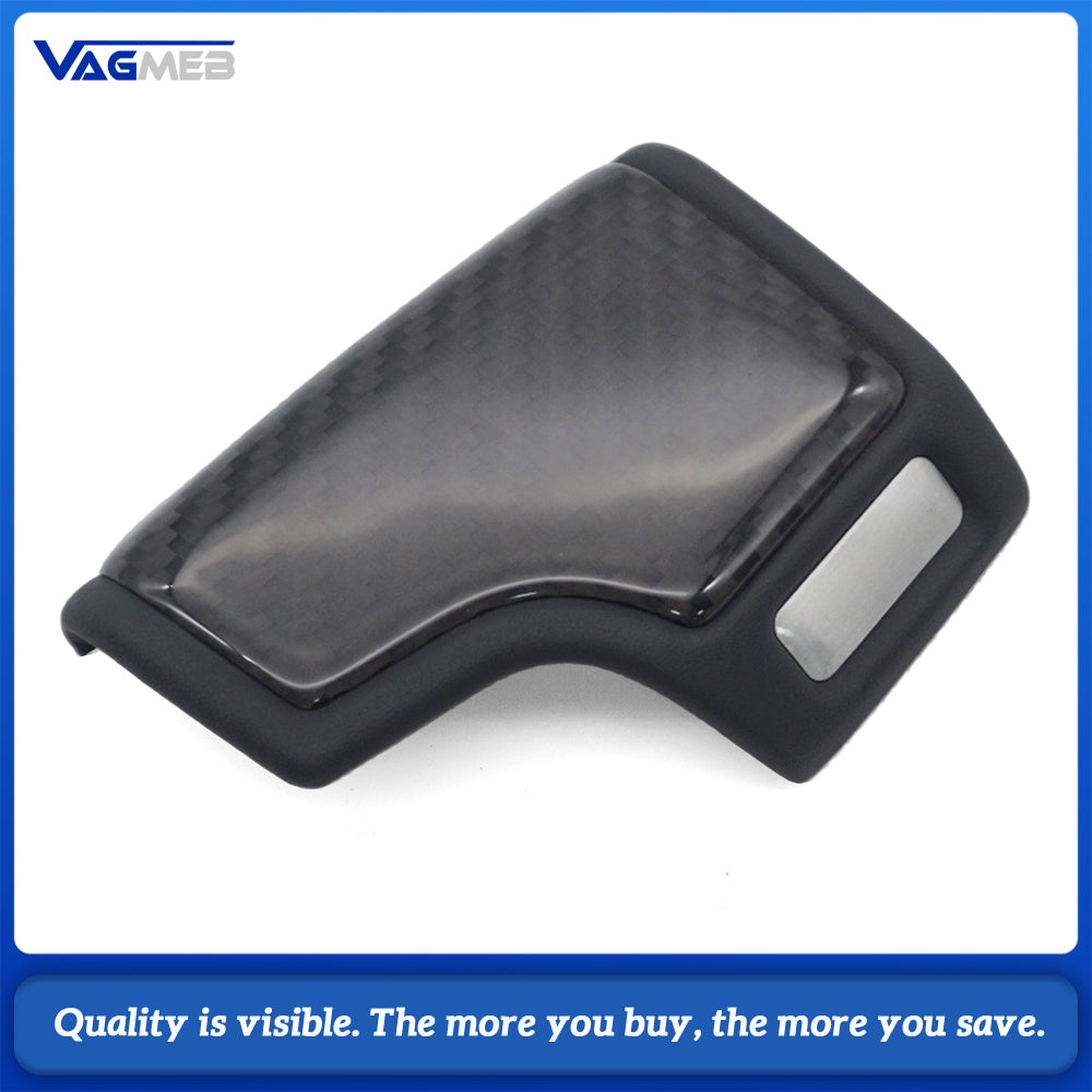 For Audi A6A7 Shift Handball Cover Carbon Fiber Leather Modified Handle