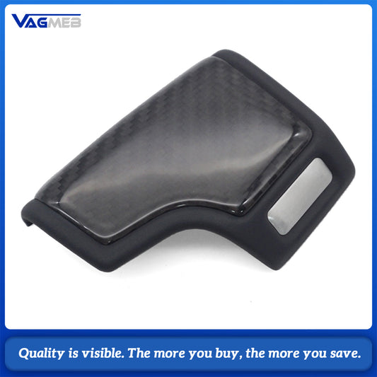 For Audi A6A7 Shift Handball Cover Carbon Fiber Leather Modified Handle