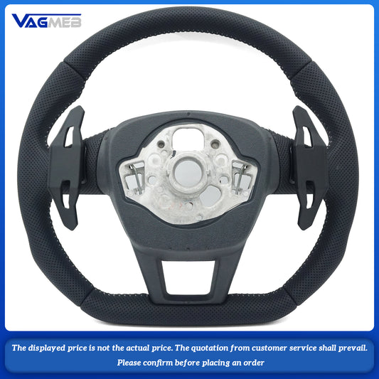 multifunctional flat bottomed sports steering wheel  For Audi A6 C8