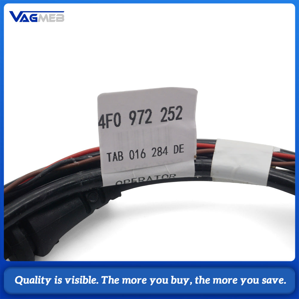 Advanced Brake Pad Wear Wire Harness Cable Assembly For 2005-2010 Models Precise Monitoring System 4F0972252 D7YA