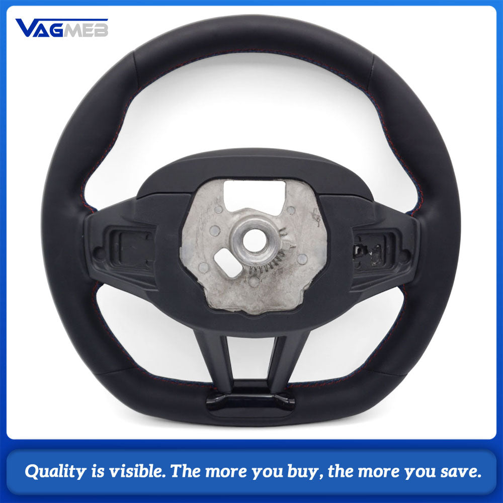 Leather CS Steering Wheel for BMW G80 G81 G82 G01 G02 G05 G06 G15 G20 G21 G22 G26 G30 G32 Upgrade G Series Sport Racing Wheel