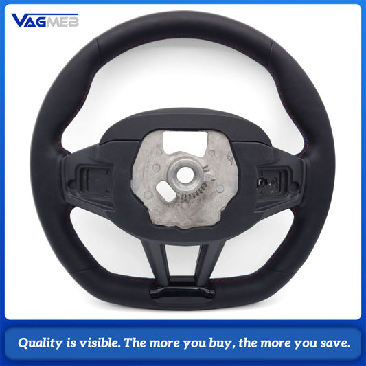Leather CS Steering Wheel for BMW G80 G81 G82 G01 G02 G05 G06 G15 G20 G21 G22 G26 G30 G32 Upgrade G Series Sport Racing Wheel