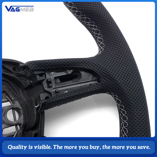 The steering wheel For Audi Q3 models supports customized stitching colors for automotive accessories