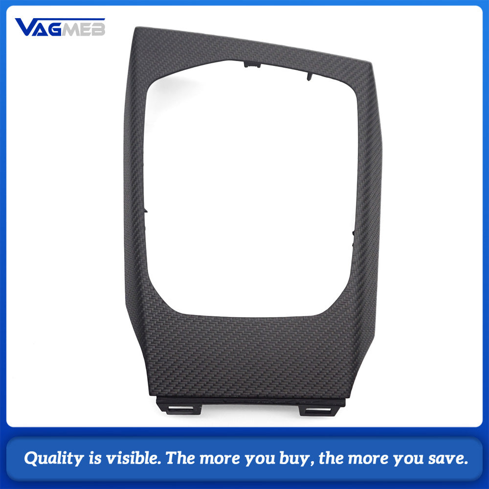 For BMW 20-25 Models Center Console Gear Shift Trim Frame Dry Carbon Fiber Trim Strip Storage Compartment Panel 3-Piece Set