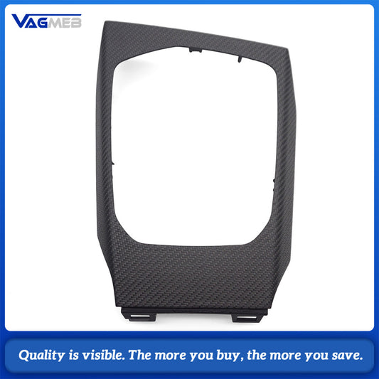 For BMW 20-25 Models Center Console Gear Shift Trim Frame Dry Carbon Fiber Trim Strip Storage Compartment Panel 3-Piece Set