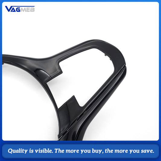 arbon Fiber Car Steering Wheel Panel Decoration Cover Trim For BMW 3 4 5 6 8 Series G20 G22 G26 G29 G30 G32 G15 G16 G01 G06