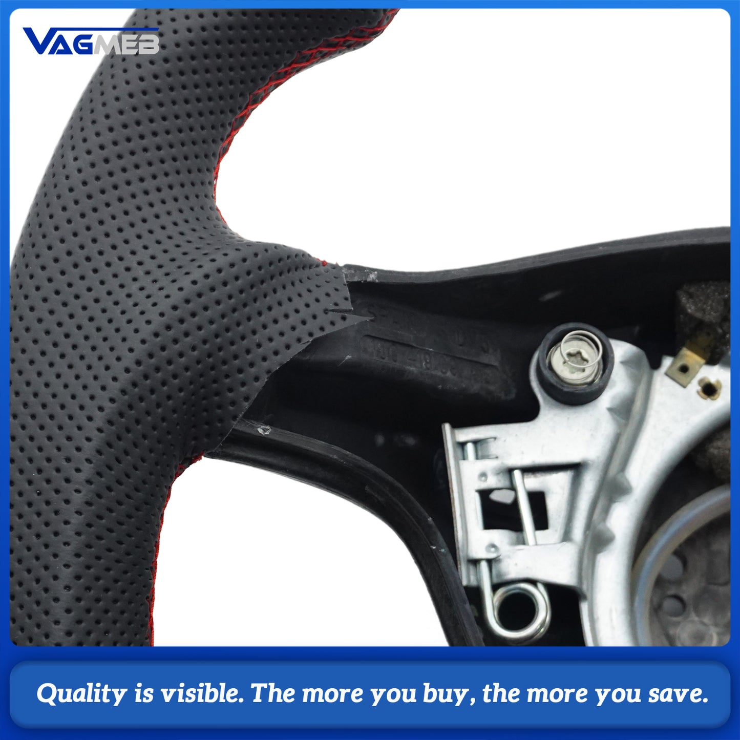 For VW Golf 4 IV Mk4 GTI 1997-2003Passat B5Seat Leon 1M MK1 Carbon Fiber Steering Wheel