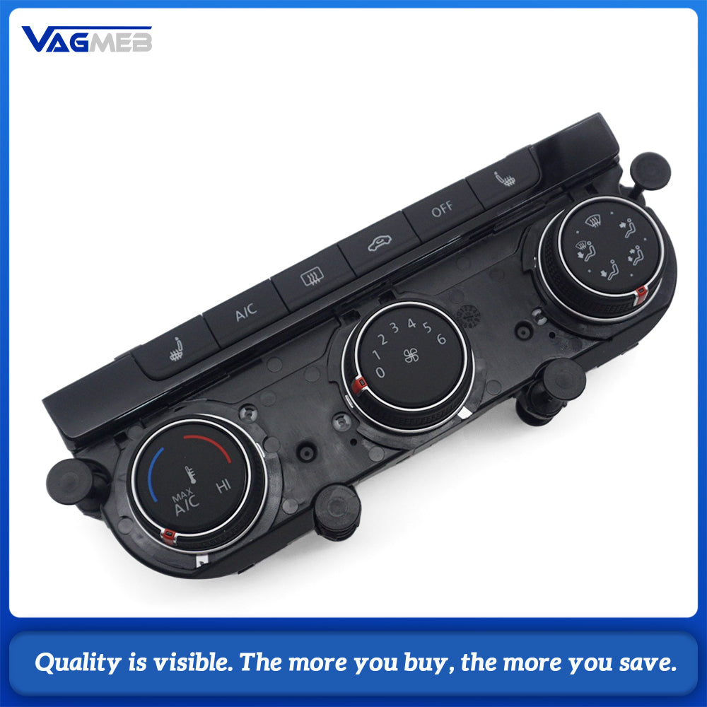 For VW  MQB Golf 7 Jetta Tiguan Passat B8 TRoc Manual Air Conditioning Panel Controller with seat heating 2GD 907 426 A/E