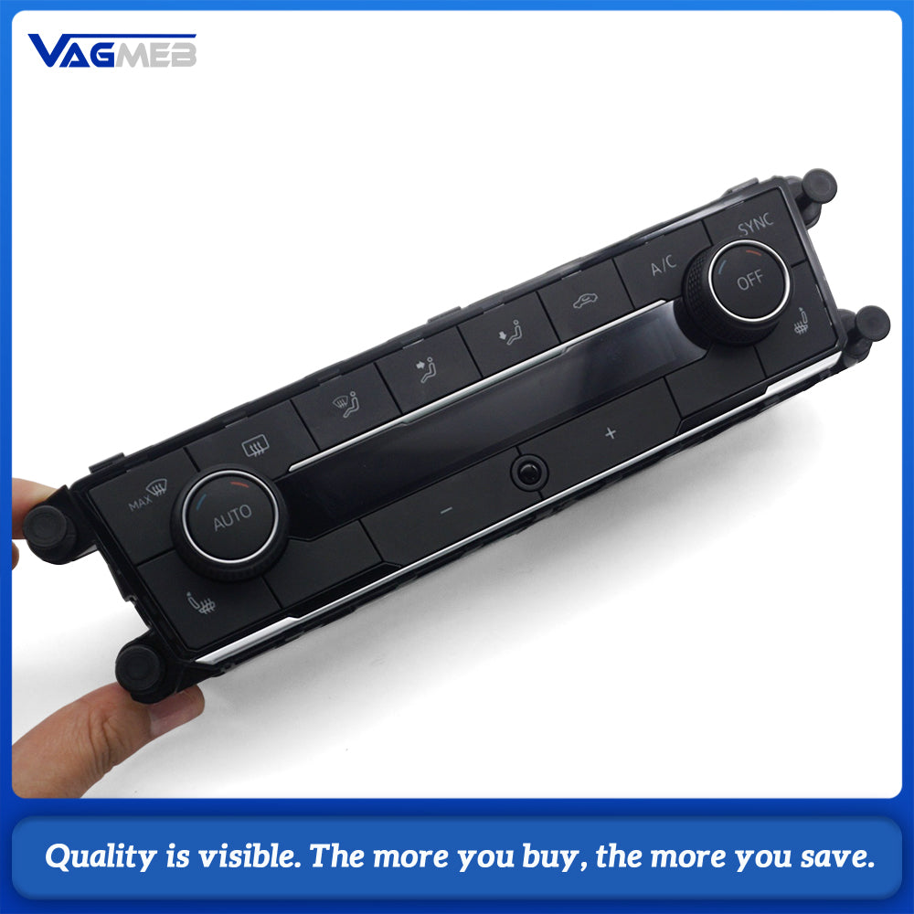 For VW Polo MK6 Plus 22G 907 044 C 22G907044C Dual Zone AC Control Panel Touch Air Conditioning Switch with Seat Heating