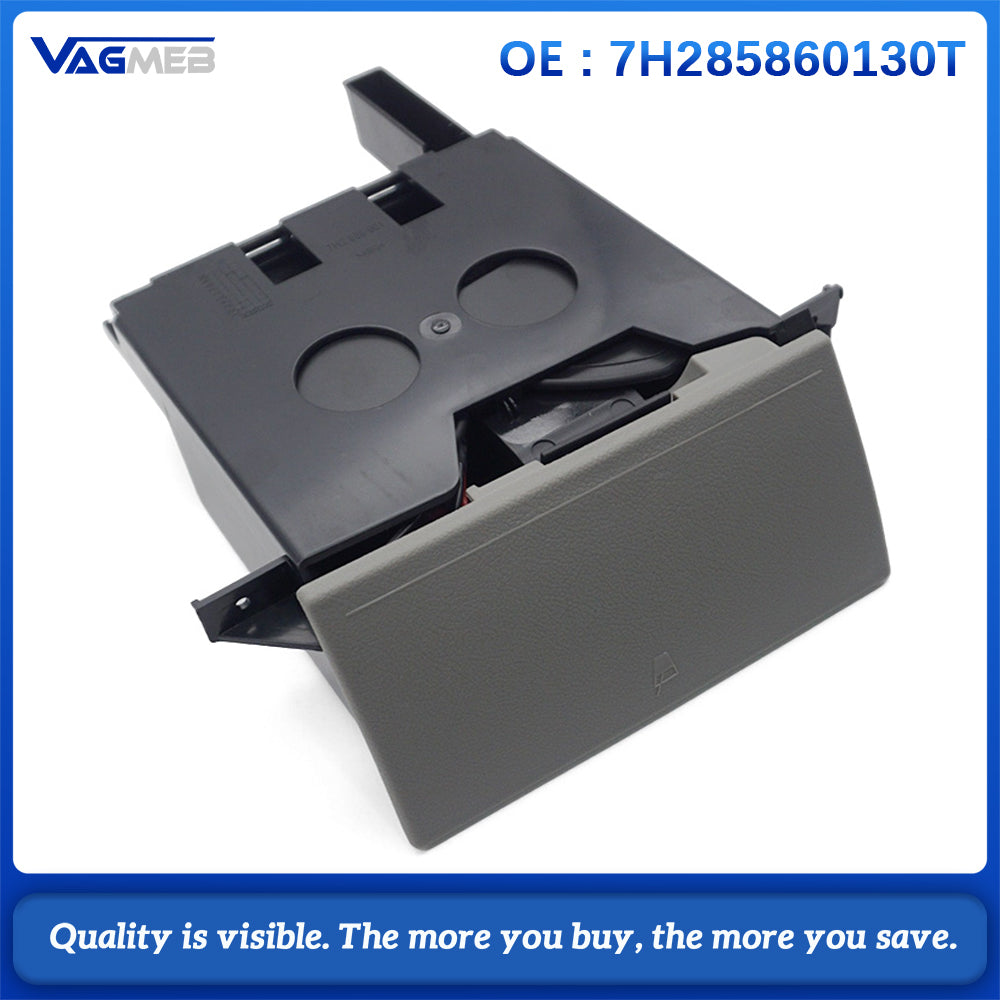 Grey 7H285860130T Right Drive Ashtray Cup Holder Stand For VW T5 Transporter Ashtray Cup Coin Holder Dual Drink