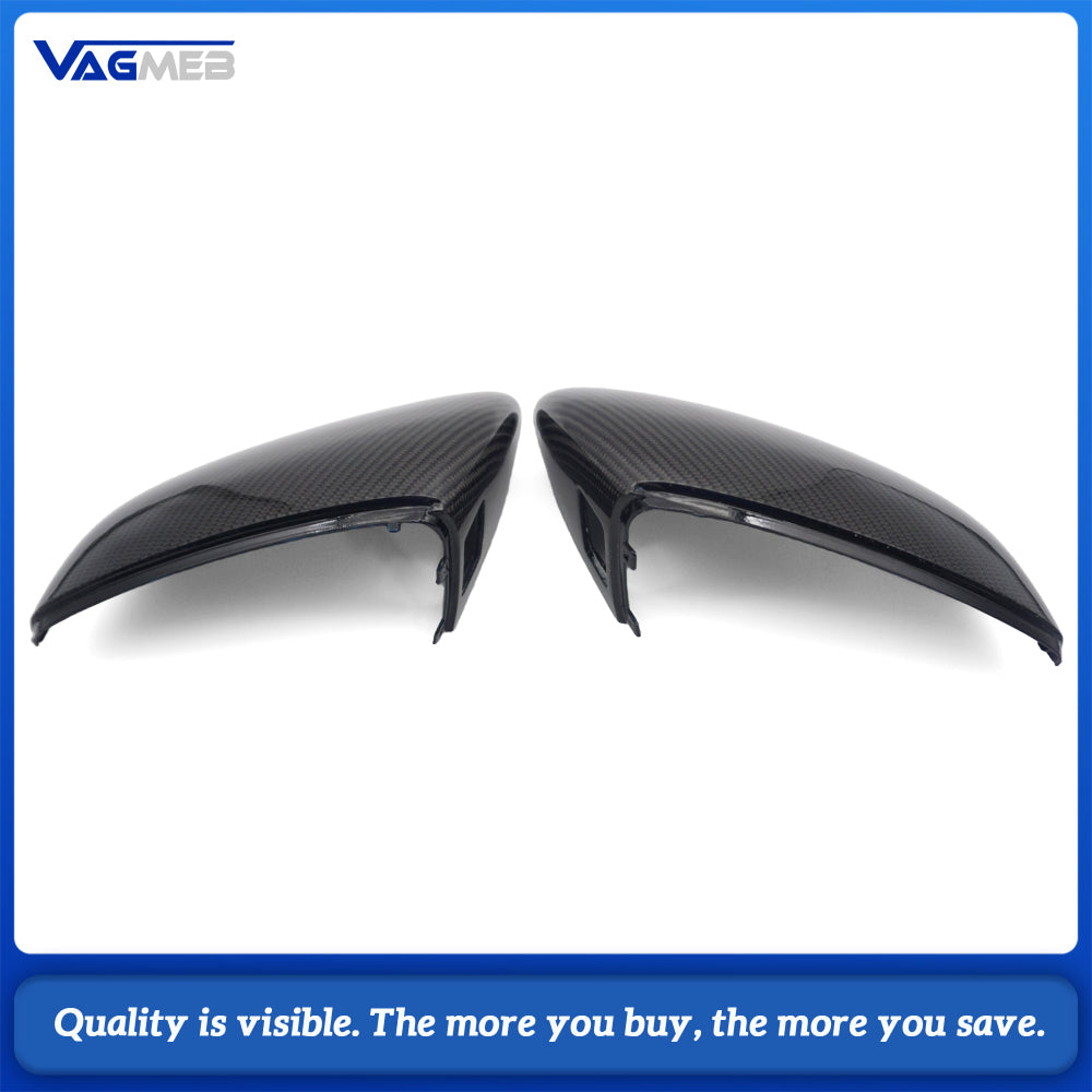 For Audi A3 8Y Lane Change Carbon Fiber Mirror Housing