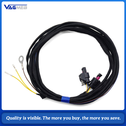 LED Light Up Badge Wiring Harness for Volkswagen Golf 8 R-Line, Plug and Play Logo Lamp Cable Kit