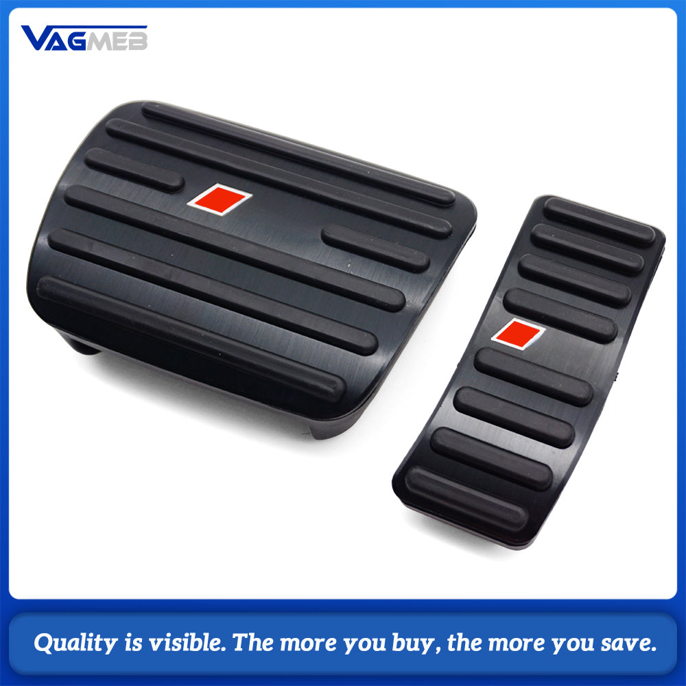 Brushed red, brushed black, red carbon fibre accelerator pedal for Audi A4 accelerator pedal S LINE