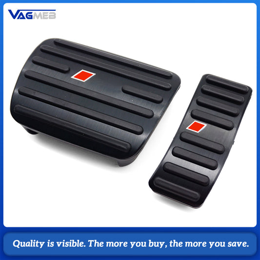 Brushed red, brushed black, red carbon fibre accelerator pedal for Audi A4 accelerator pedal S LINE