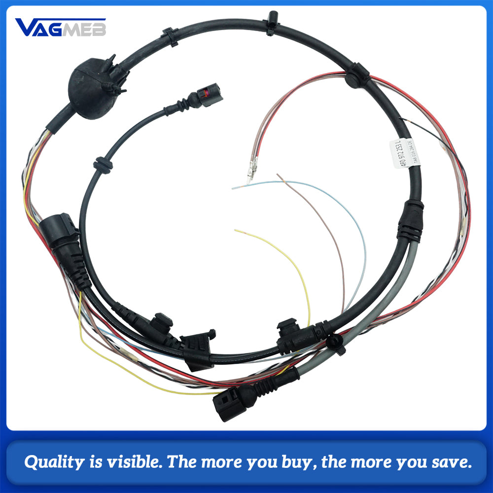 For Audi A6 C6 Rear Left ABS Wheel Speed Sensor Wiring Set 4F0972253 L