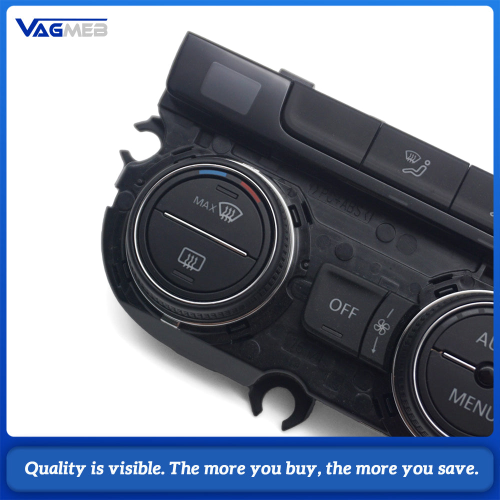 For VW Passat B8 Hybrid Touch AC Control Panel No Heated Seat Button Special 3GB 907 056 A