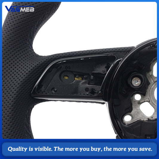 For Audi A4 B9 Fully Perforated Leather Steering Wheel