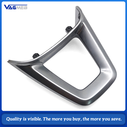 Silver Steering Wheel Logo for Audi Q5 Frame Decorative Buttons Automobile Upgrade