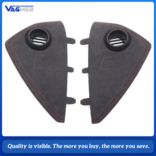 For Audi S3 8Y Alcantara Red Stitching Dashboard Cover S3 Logo