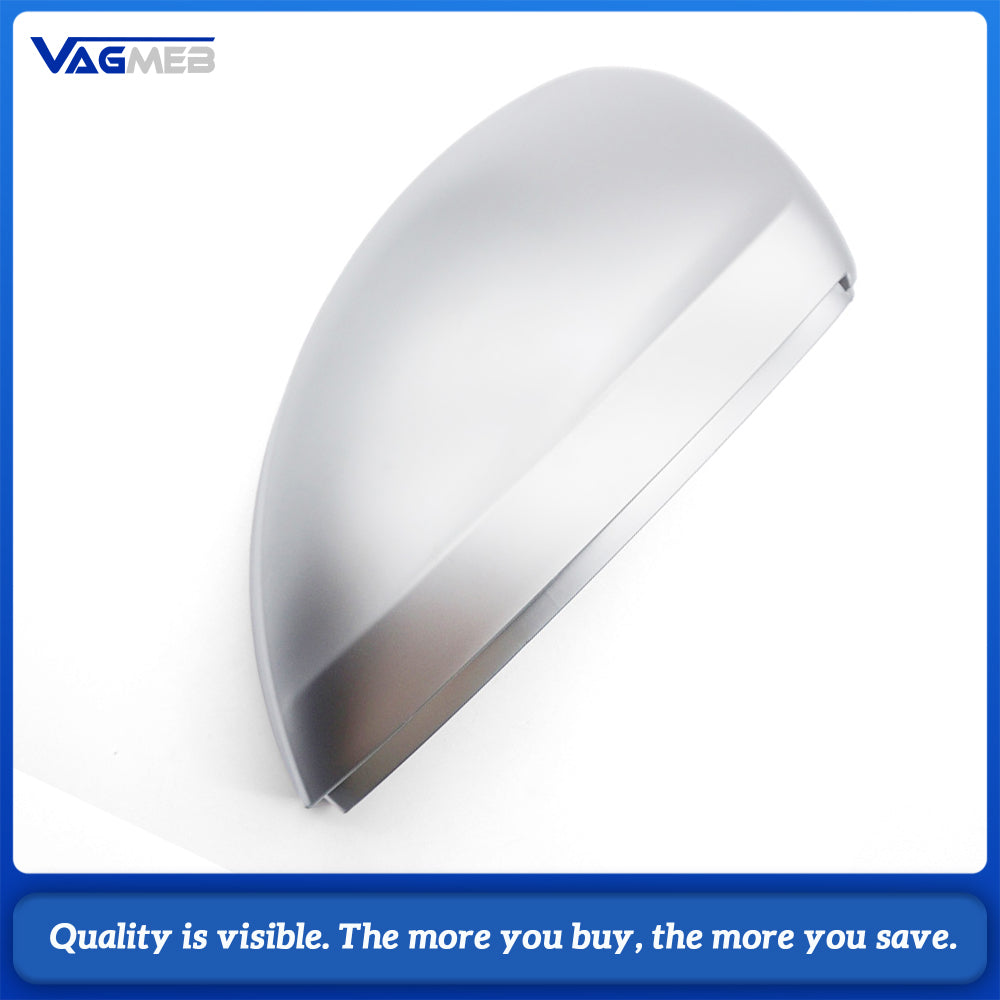Silver Mirror Covers Chrome Side Mirror Housing Replacement For VW Tiguan MQB PQ Platform