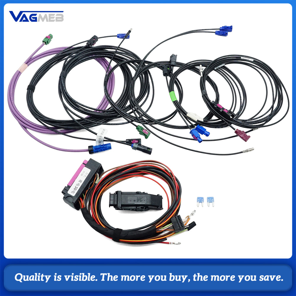 360 Surround View Camera Wiring Harness For Audi Q7 A6