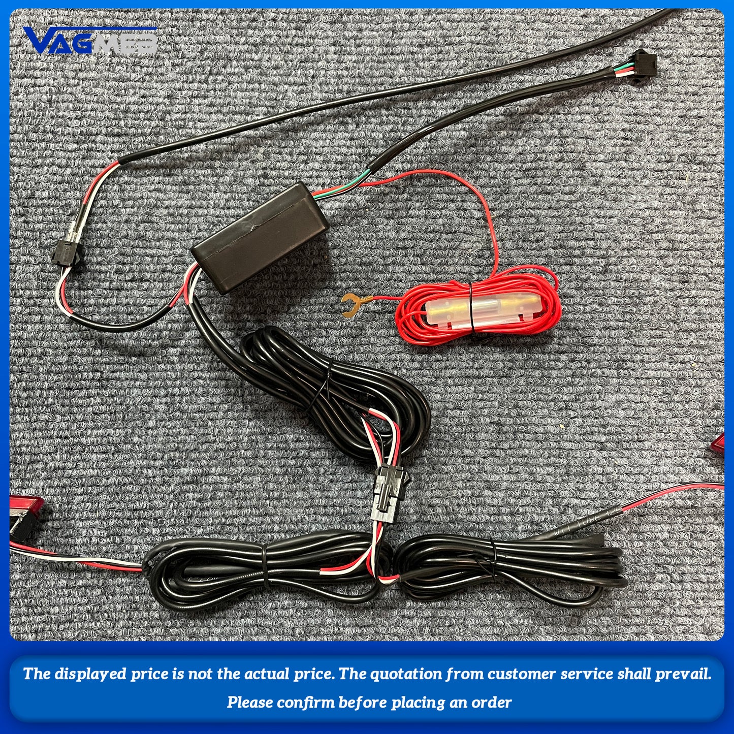 For Audi A6 C8 running lights - red